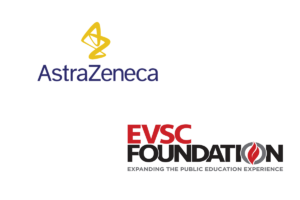 AstraZeneca and EVSC Foundation Logos